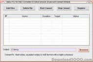 Aplus FLV to XviD converter screenshot